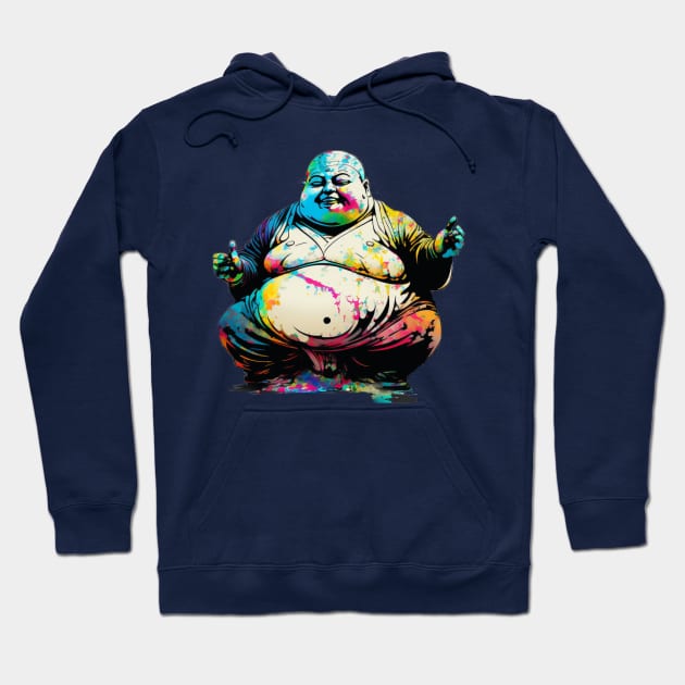 Phat Buddha Hoodie by apsi